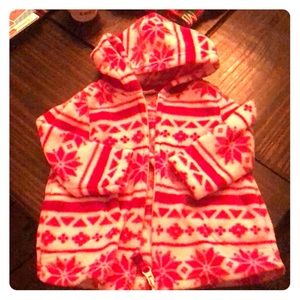 Winter fleese full zip up NWOT